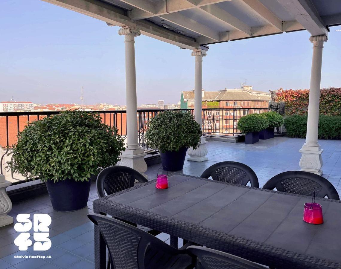 Stelvio Rooftop - Penthouse Skyline With Terrace And Jacuzzi Мілан Екстер'єр фото